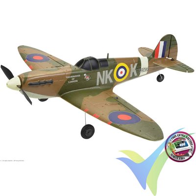 EZ-Wings Mini Spitfire MK II RTF combo, 450mm