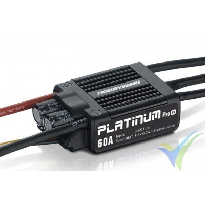 HobbyWing Platinum Pro 60A LV V4 Speed Control