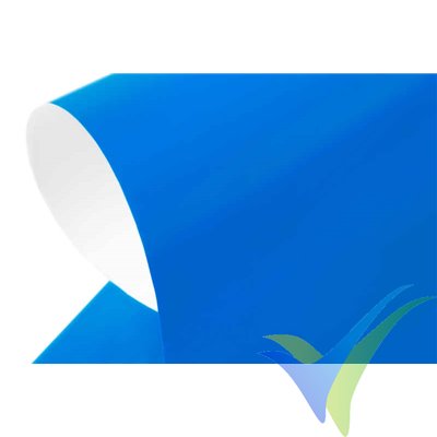 Recubrimiento termoadhesivo KAVAN azul zafiro, 64cm x 2m