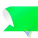 Recubrimiento termoadhesivo KAVAN verde fluorescente, 64cm x 2m