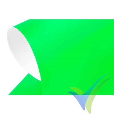 KAVAN covering film - fluorescent green, 64cm x 2m
