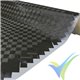 Tela fibra de carbono TeXtreme 80g/m², ± 45°, rollo 1m x 1m