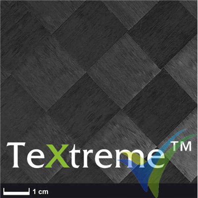 Carbon fabric TeXtreme 80g/m², ± 45°, roll 1m x 1m