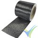 Cinta fibra carbono 100mm unidireccional 250g/m², 6k, rollo 5m
