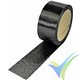Cinta fibra carbono 45mm unidireccional 300g/m², 6k, rollo 5m