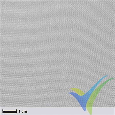 Tela de fibra de vidrio 105g/m², tejido twill 1/3 Aero, rollo 1m x 5m