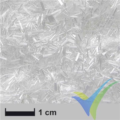 Chopped glass fibre strands 3mm, 200g