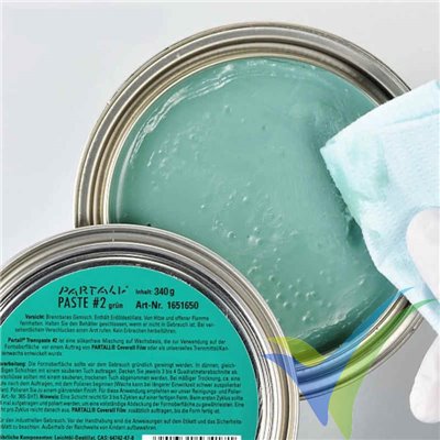 Partall wax green, 340g tin