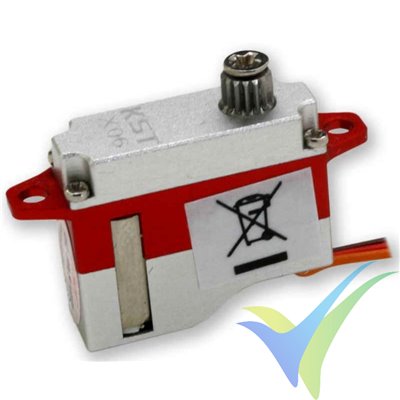 Servo digital KST X06 V6, 6g, 1.8Kg.cm, 0.07s/60º, 3.8V-8.4V