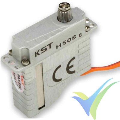 KST HS08-B V6 digital servo, 11g, 6Kg.cm, 0.09s/60º, 3.8V-8.4V