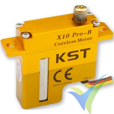 Servo digital KST X10 Pro B V8, 25g, 11.5Kg.cm, 0.1s/60º, 4.8V-8.4V