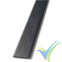 Listón rectangular de carbono pultruido 0.8x3x1000mm