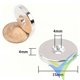 Neodymium circular disc magnet 15x4mm with 4mm hole
