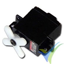 Servo analógico Hitec HS-56HB Feather, 11.2g, 1.4Kg.cm, 0.10s/60º, 4.8V-6V