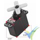 Servo analógico Hitec HS-65HB+ Mighty Feather, 11.2g, 2.2Kg.cm, 0.11s/60º, 4.8V-6V