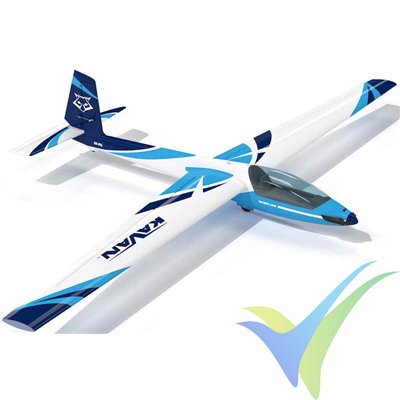 KAVAN Swift S-1 aerobatic glider combo ARF, blue, 2400mm, 2050g