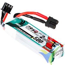 Batería LiPo Coddar 500mAh HV (3.8Wh) 2S1P 100C 28g XT30 (formato largo)