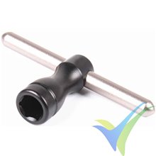 Llave de tubo 8mm para tuerca M5 de motor de dron