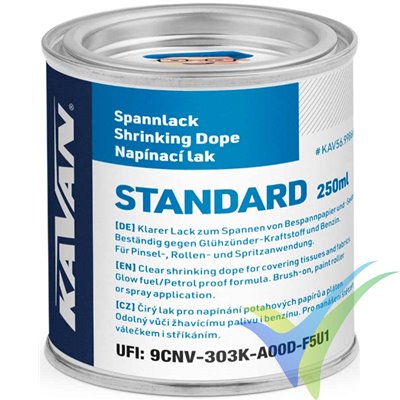 KAVAN transparent shrinking dope STANDARD (novavia), 250ml