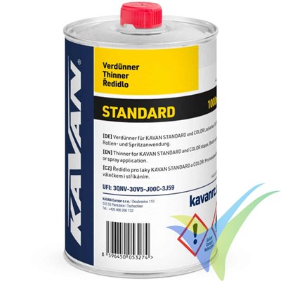KAVAN STANDARD solvent for STANDARD dope, 1000ml