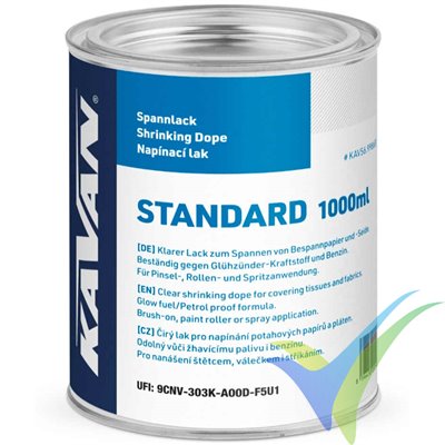 KAVAN transparent shrinking dope STANDARD (novavia), 1000ml