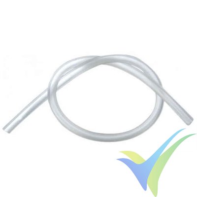 Transparent silicone tube 2.0 x 4mm Modelimport, 1m