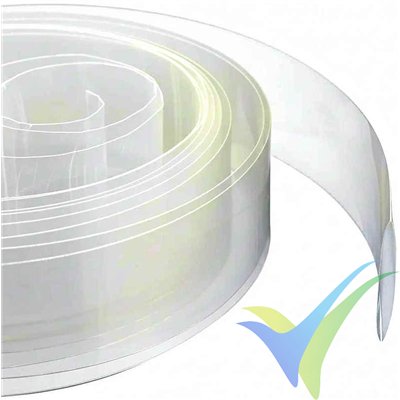 Shrink Tubing 90mm Transparent, 1m