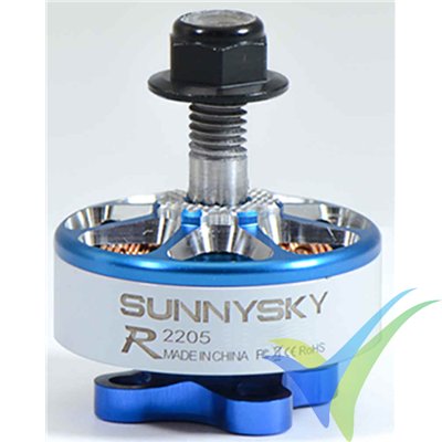 SunnySky E-R2205 CCW brushless motor, 28g, 670W, 2300Kv, for F5L