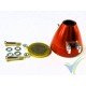 Cono aluminio 35mm ventilado EMP para hélice bipala plegable, eje motor 2.3mm