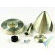 Cono aluminio Protech RC 40mm para hélice bipala, eje motor 5mm
