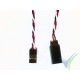 Prolongador trenzado cable de servo universal - 15cm - 0.13mm2 (26AWG)