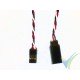 Universal servo twisted cable extender - 15cm - 0.13mm2 (26AWG)