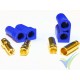 EC5 connector 5mm, gold plated, male and female