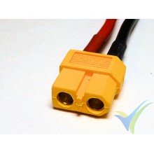 Connector adapter XT60 female to Deans male (2.08mm2, 14AWG)