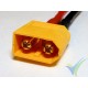 Connector adapter XT60 male to Deans female (2.08mm2, 14AWG)