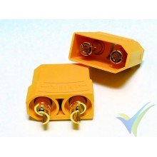 XT90 connector, gold plated, male and female, 13.2g