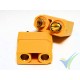 XT90 connector, gold plated, male and female