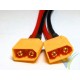 Connector adapter XT60 female to 2 XT60 male in parallel 2.08mm2, 14AWG)