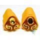 MT60 connector, gold plated, male and female