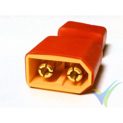 Connector adapter XT60 male to Deans female, 6.4g