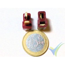 Deans connector, gold plated, male and female, 4.1g