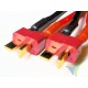 Cable silicona Y - paralelo - Deans - 2.08mm2 (14AWG) - 12cm, 15.4g
