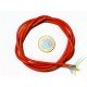 1m Cable de silicona rojo 1.31mm2 (16AWG), 252x0.08 venillas, 18.7g