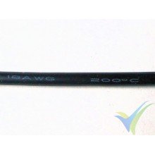1m Silicone cable black, 0.82mm2 (18AWG), 150x0.08, 11.2g