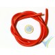 1m Cable de silicona rojo 5.26mm2 (10AWG), 1050x0.08 venillas, 71.8g