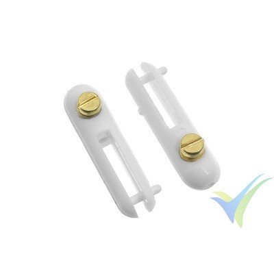 G-Force RC - Nylon Clevis w/ Locking Screw - Wires Up To Dia. 2mm - 2 pcs