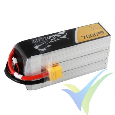 Batería LiPo Tattu -Gens ace 7000mAh (155.4Wh) 6S1P 25C 907.5g XT90