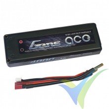 Gens ace HardCase 9# LiPo Battery Pack 4000mAh (29.6Wh) 2S1P 30C 216g Deans