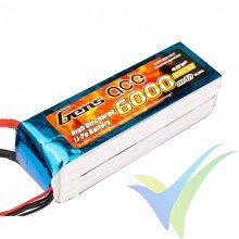 Batería LiPo Gens ace 6000mAh (88.8Wh) 4S1P 35C 593.5g EC5