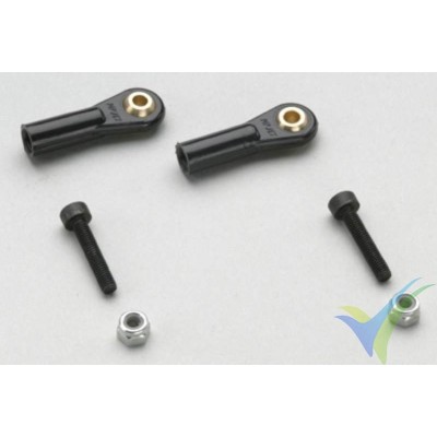 G-Force RC - Nylon Ball Link - M3 - Large - M3 Short Ball - 2 pcs